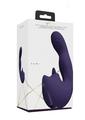 Load image into Gallery viewer, Vive Riko Rechargeable Silicone Triple Motor G-Spot Finger Motion Vibrator - Purple
