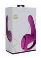 Load image into Gallery viewer, Vive Riko Rechargeable Silicone Triple Motor Thumper with Finger Motion Vibrator - Pink
