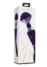 Load image into Gallery viewer, Vive Shiatsu Rechargeable Silicone Bendable Massager Wand - Purple
