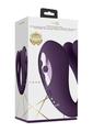 Load image into Gallery viewer, Vive Yoko Rechargeable Silicone Tripe Motor Dual Prongs with Clitoral Pulse Wave Vibrator - Purple
