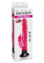 Load image into Gallery viewer, Wall Bangers Deluxe Beaver Rabbit Vibrator - Pink
