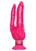 Load image into Gallery viewer, Wall Bangers Double Penetrator Vibrating Dildo
