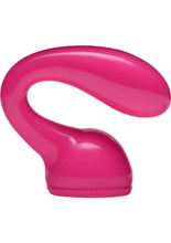 Load image into Gallery viewer, Wand Essentials Deep Glider Curbed G-Spot Attachment - Pink
