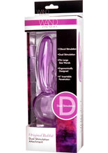 Load image into Gallery viewer, Wand Essentials Original Rabbit Dual Stimulation Wand Attachment - Purple

