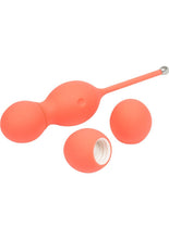 Load image into Gallery viewer, We-Vibe Bloom Vibrating Kegel Balls - Coral/Orange
