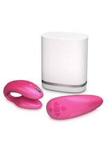 Load image into Gallery viewer, We-Vibe Chorus Rechargeable Couples Vibrator with Squeeze Control - Pink

