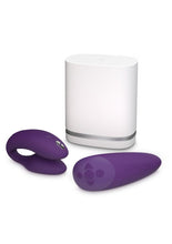 Load image into Gallery viewer, We-Vibe Chorus Rechargeable Couples Vibrator with Squeeze Control - Purple

