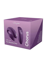 Load image into Gallery viewer, We-Vibe Chorus Rechargeable Couples Vibrator with Squeeze Remote Control - Purple
