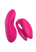 Load image into Gallery viewer, We-Vibe Chorus Rechargeable Silicone Couples Vibrator with Remote Control - Electric - Pink
