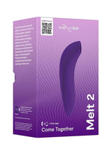 Load image into Gallery viewer, We-Vibe Melt 2 Rechargeable Silicone Couples Vibrator - Purple
