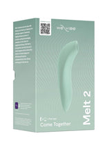 Load image into Gallery viewer, We-Vibe Melt 2 Rechargeable Silicone Couples Vibrator - Sage
