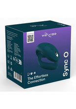 Load image into Gallery viewer, We-Vibe Sync O Rechargeable Silicone Couples Vibrator with Remote Control - Velvet - Green
