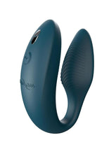 Load image into Gallery viewer, We-Vibe Sync Rechargeable Silicone Couples Vibrator with Remote Control - Green Velvet
