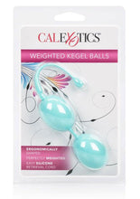 Load image into Gallery viewer, Weighted Kegel Balls Silicone with Retrieval Cord - Teal
