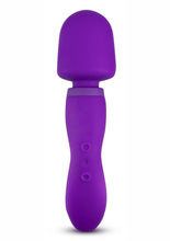 Load image into Gallery viewer, Wellness Dual Sense Rechargeable Silicone Massager - Purple
