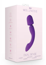 Load image into Gallery viewer, Wellness Dual Sense Rechargeable Silicone Massager - Purple
