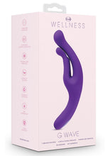 Load image into Gallery viewer, Wellness G Wave Rechargeable Silicone G-Spot Vibrator - Purple
