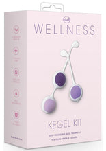 Load image into Gallery viewer, Wellness Kegel Silicone Training Kit - Purple
