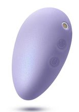 Load image into Gallery viewer, Wellness Serene Vibe Rechargeable Silicone Vibrating Egg with Remote - Lavender/Purple
