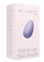 Load image into Gallery viewer, Wellness Serene Vibe Rechargeable Silicone Vibrating Egg with Remote - Lavender/Purple
