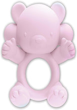Load image into Gallery viewer, Wet Dreams Bear Hug Rechargeable Silicone Cock Ring - Pink
