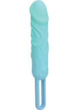 Load image into Gallery viewer, Wet Dreams Cock and Load Rechargeable Silicone Mini Vibrator - Blue
