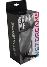 Load image into Gallery viewer, Wet Dreams Skinny My Strap-On - Black - 7in
