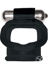 Load image into Gallery viewer, Wet Dreams Super Stud Sling Silicone Vibrating Cock Ring Waterproof - Black
