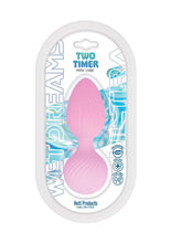 Load image into Gallery viewer, Wet Dreams Two Timer Rechargeable Silicone Pleasure Ball - Magenta/Pink
