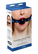 Load image into Gallery viewer, WhipSmart Deluxe Ball Gag - Black/Blue
