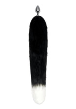 Load image into Gallery viewer, WhipSmart Metal Plug with 14in Indigo Fox Tail
