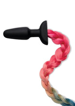 Load image into Gallery viewer, WhipSmart Silicone Plug 3.75in with Unicorn Tail
