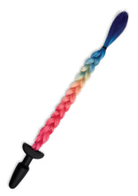 Load image into Gallery viewer, WhipSmart Silicone Plug 3.75in with Unicorn Tail
