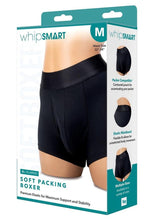 Load image into Gallery viewer, WhipSmart Soft Packing Boxer - Black - Medium
