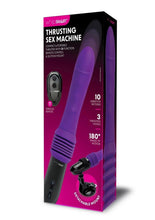 Load image into Gallery viewer, WhipSmart Thrusting Rechargeable Silicone Sex Machine - Black/Purple
