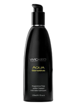Load image into Gallery viewer, Wicked Aqua Water Based Sensitive Hypoallergenic Lubricant - 8oz
