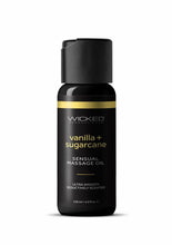 Load image into Gallery viewer, Wicked Sensual Massage Oil 4oz - Vanilla and Sugarcane
