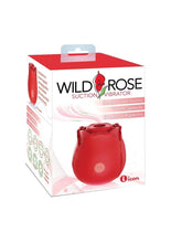Load image into Gallery viewer, Wild Rose Classic Rechargeable Silicone Clitoral Stimulator with Suction - Red
