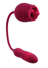 Load image into Gallery viewer, Wild Rose Rechargeable Silicone Clitoral Stimulator
