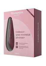 Load image into Gallery viewer, Womanizer Classic 2 Rechargeable Silicone Clitoral Stimulator - Bordeaux/Red
