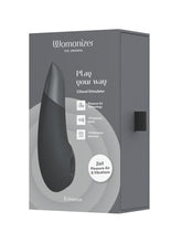 Load image into Gallery viewer, Womanizer Enhance Rechargeable Silicone Clitoral Stimulator - Black
