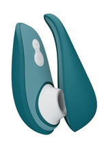 Load image into Gallery viewer, Womanizer Liberty 2 Rechargeable Silicone Clitoral Stimulator - Dark - Blue/Petrol
