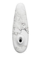 Load image into Gallery viewer, Womanizer Marilyn Monroe Special Edition Rechargeable Clitoral Stimulator - White/White Marble
