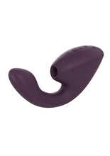 Load image into Gallery viewer, Womanizer Next Duo Rechargeable Silicone Dual G-Spot and Clitoral Stimulator - Dark - Purple
