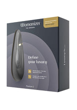 Load image into Gallery viewer, Womanizer Premium 2 Rechargeable Silicone Clitoral Stimulator - Black
