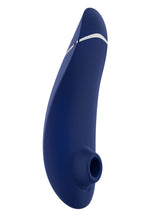 Load image into Gallery viewer, Womanizer Premium 2 Rechargeable Silicone Clitoral Stimulator - Blue/Blueberry
