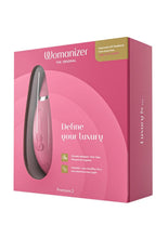 Load image into Gallery viewer, Womanizer Premium 2 Rechargeable Silicone Clitoral Stimulator - Pink/Raspberry
