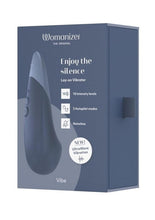 Load image into Gallery viewer, Womanizer Vibe Rechargeable Silicone Clitoral Vibrator - Blue/Dark Blue

