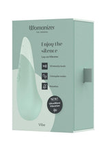 Load image into Gallery viewer, Womanizer Vibe Rechargeable Silicone Clitoral Vibrator - Sage - Green
