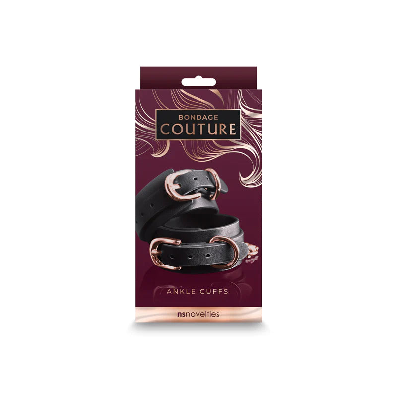 Couture Ankle Cuffs Restraints (Black)